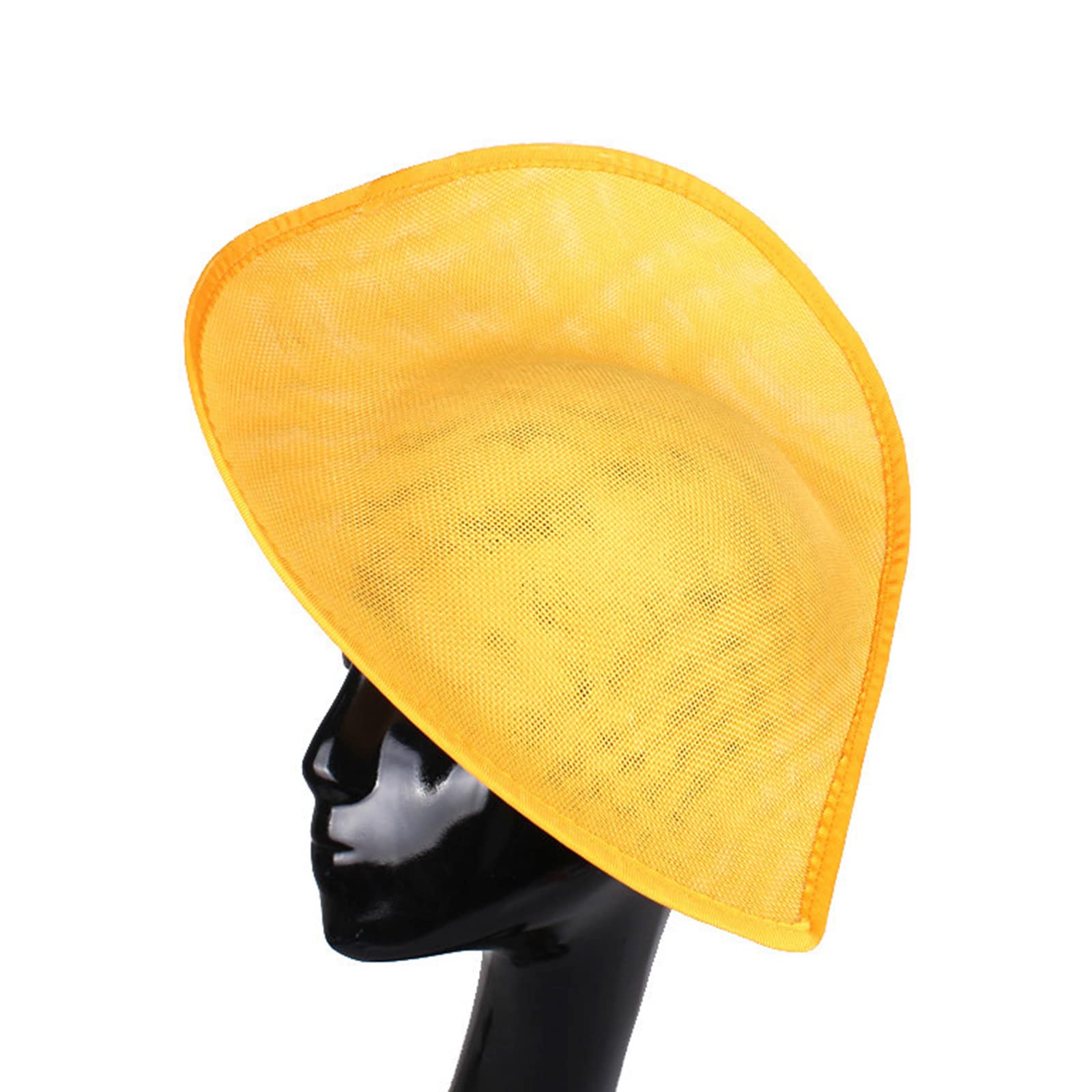 Teardrop Sinamay Hat Base Sinamay Saucer Upturned Brim Hat  display picture 2