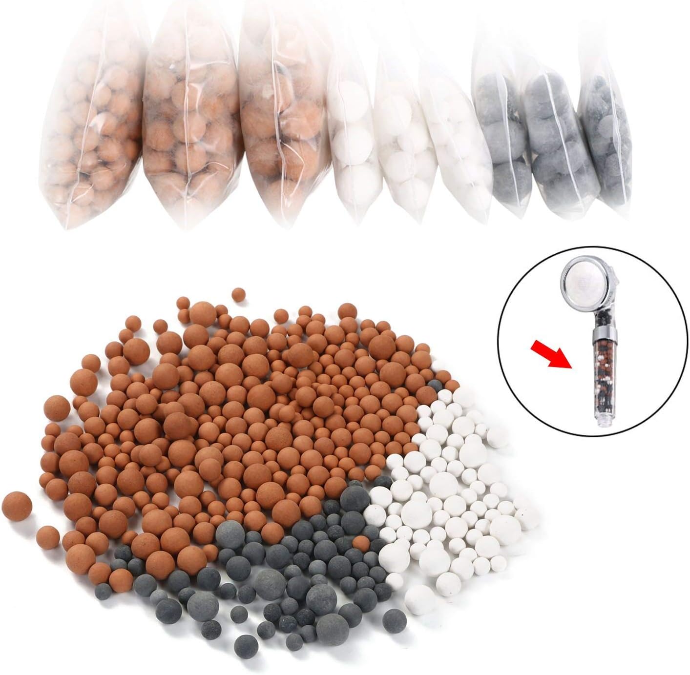 acqua alcalina per doccia