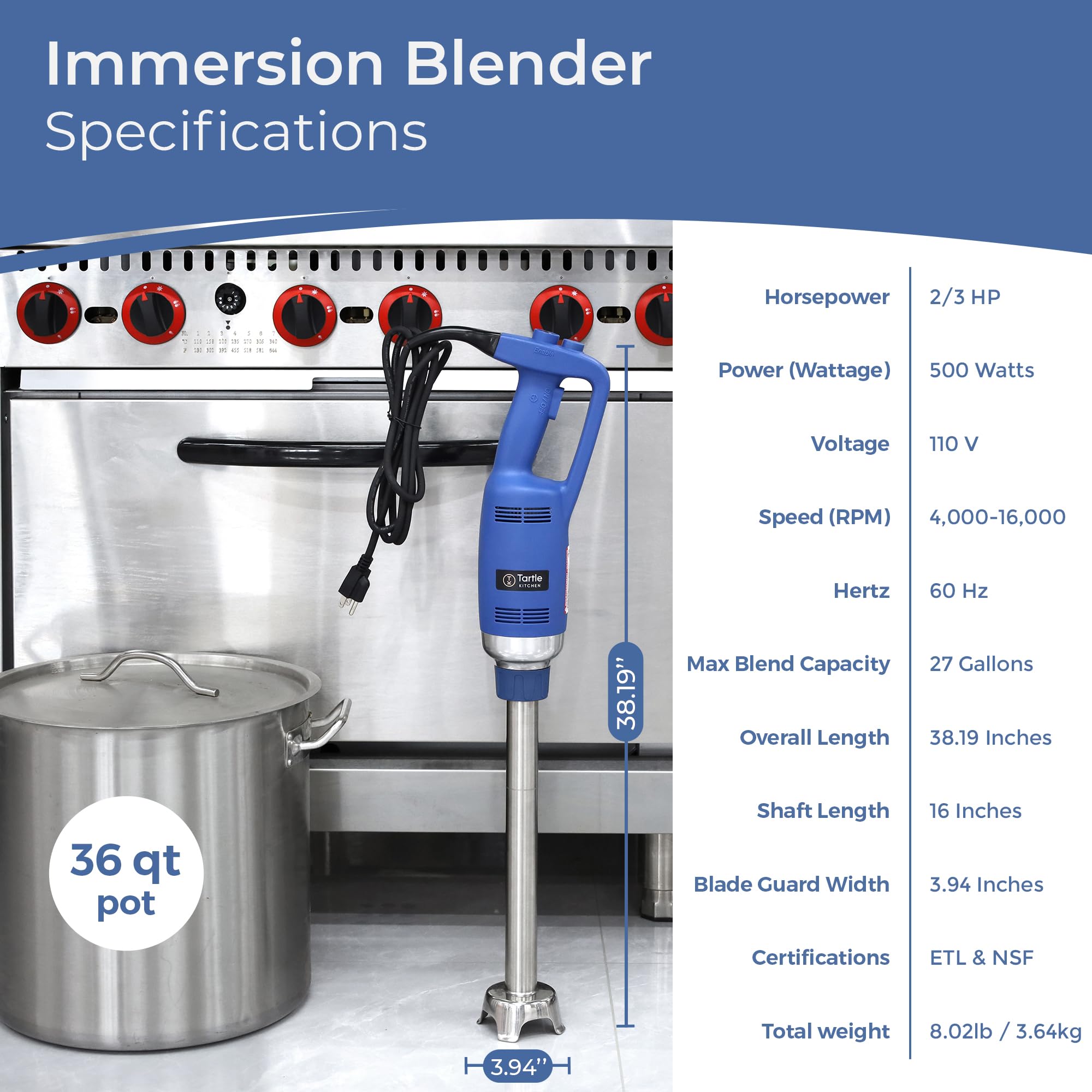 Blender zanurzeniowy pierwszej generacji