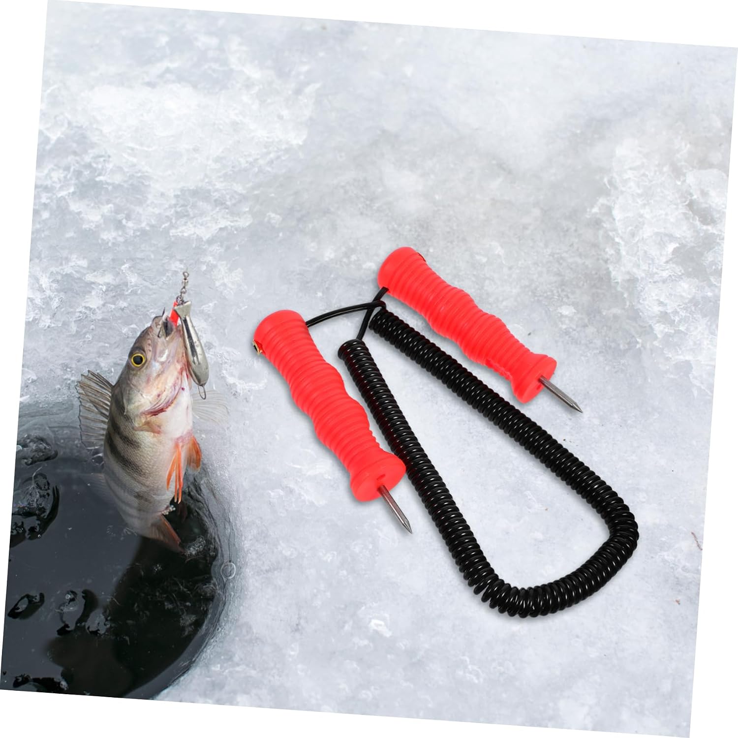 Handheld Ice Chisel for Efficient Ice Breaking and Chiseling Portable Tool for Winter Fishing and Snow Removal Durable Design for Outdoor Sports Activities