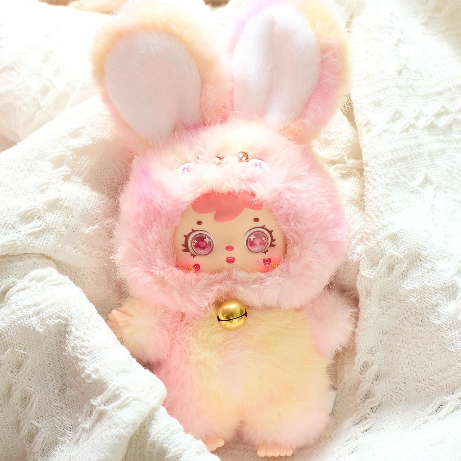 Samuel Magic Bunny Series - Bunny Plush Pendant Blind Box, Blind Box Figures, Random Cute Figures Collectible Home Decorations Birthday Gifts (Bunny (Single Box))