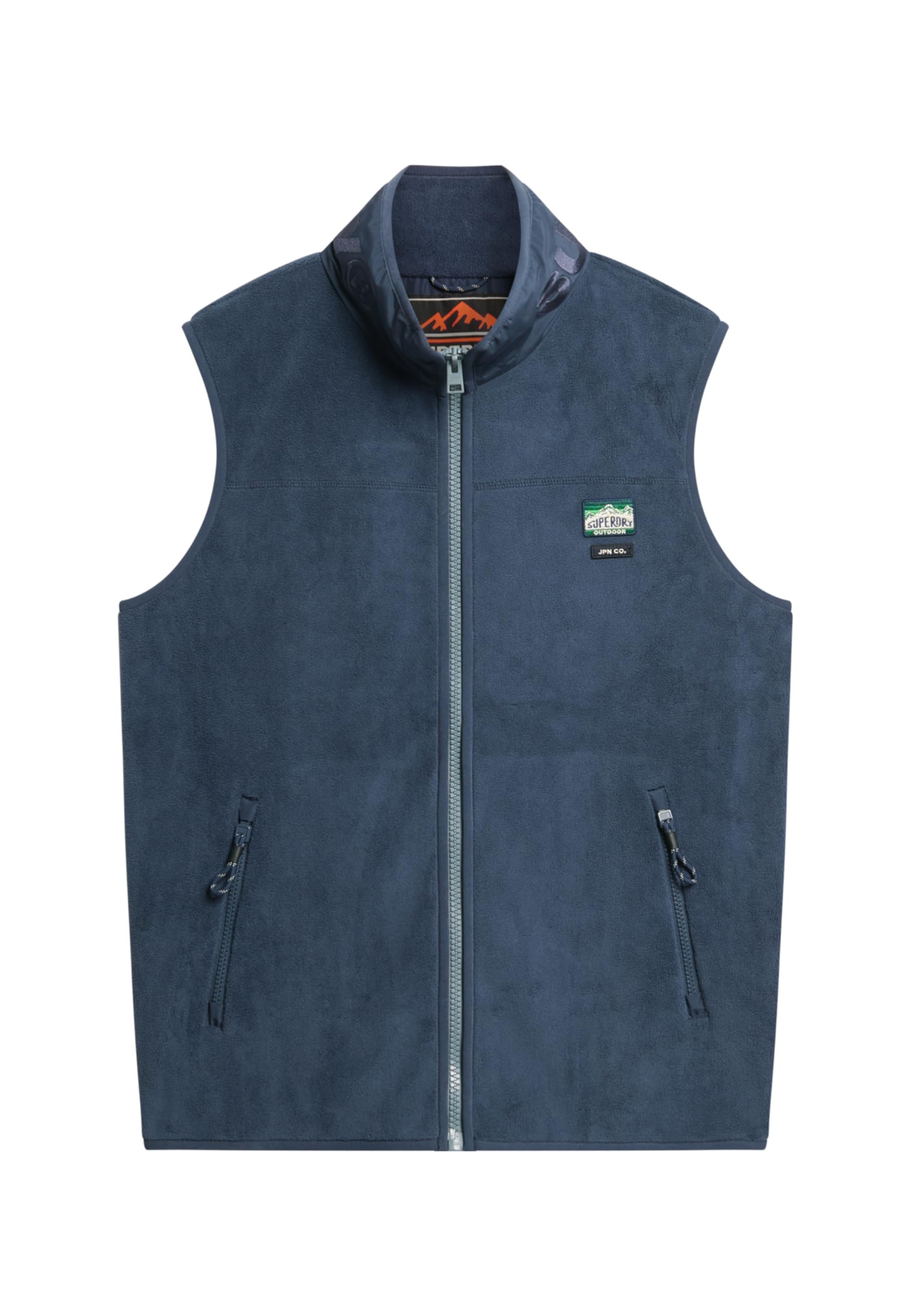 Chaleco de forro polar activo Superdry para hombre chaqueta sin mangas de invierno 8