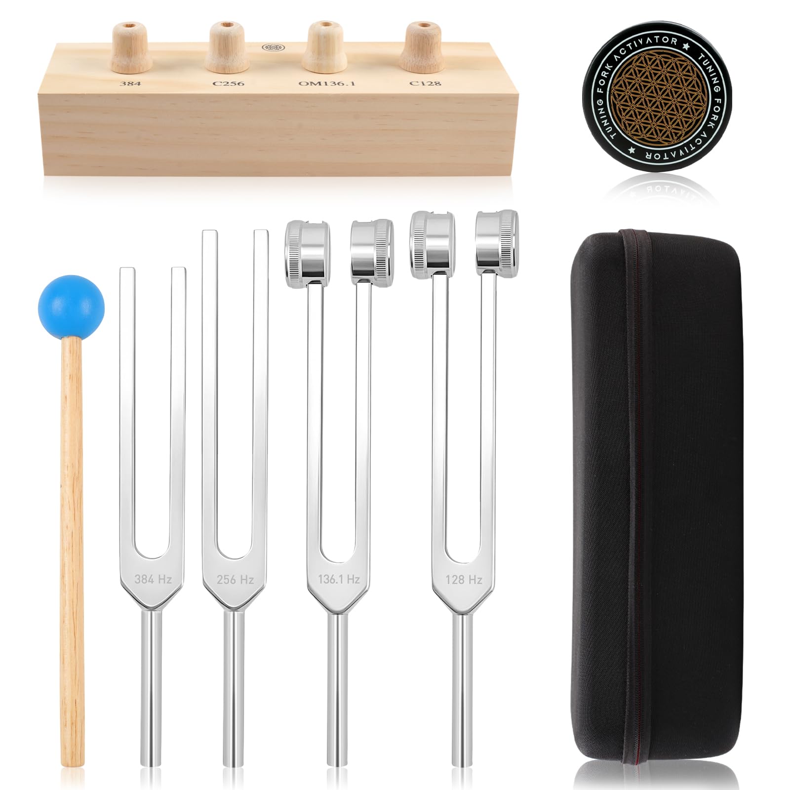 Amazon.com: Tuning Forks for Healing Set – Includes 128Hz, 136Hz