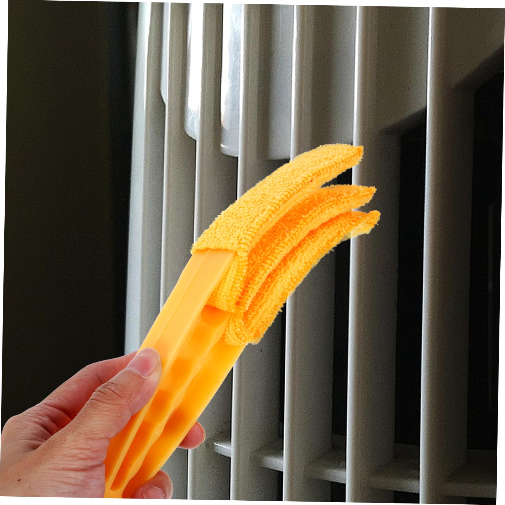 12 piezas Limpiaparabrisas for ventanas Cepillo for contraventanas portátil Herramienta de limpieza de persianas for ventanas Uso diario Limpiador de ventilación Limpiador de persianas for ventanas He