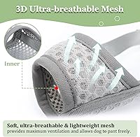 Vista 2 de Mayerzon Bozal para Perro, Bozal Suave de Malla para Cachorros para Perros Pequeños, Medianos y Grandes Chihuahua, Poodles, Beagle, Teckel, Corgis