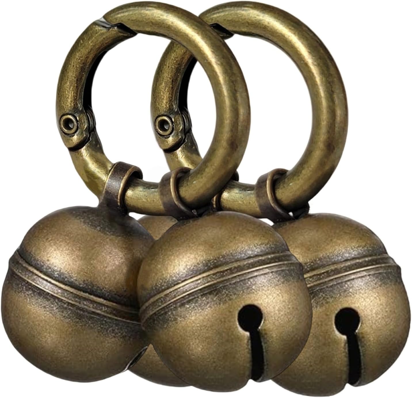 Chyobo Dog Bells for Pet Tracking, 4 Extra Loud Dog and Cat Bells for Collar, one size, Metal, other