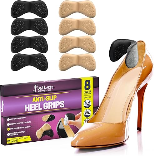 Miniatura 10 de Ballotte Protector de talón de silicona de grado premium  Empuñaduras de talónalmohadillas de talón para tacones de mujer - Insertos de zapatos para