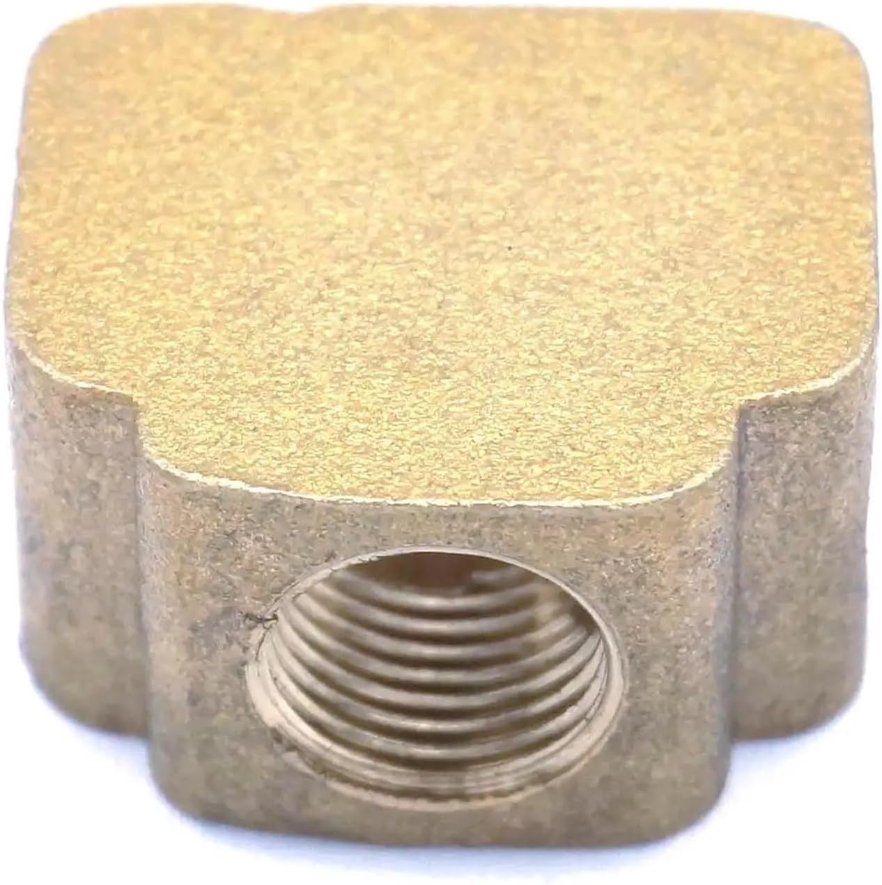 Tee 3 Ways Brass Pipe fittings Equal Female Connector 1/8" BSP Thread For Grease System hydraulic system