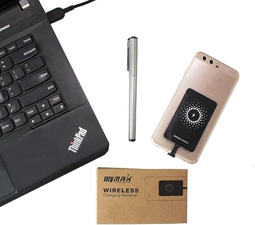 Miniatura 6 de MyMAX Receptor y adaptador de carga inalámbrica Qi súper rápido tipo C 1300mA compatible con Google Pixel, Samsung, LG y otros dispositivos USB-C