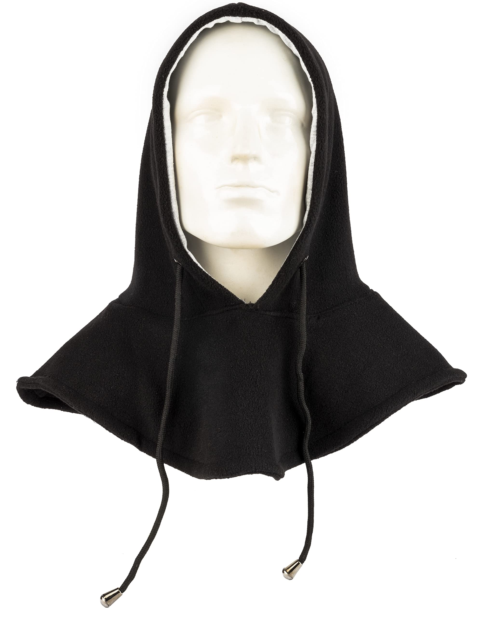 PrimeBox Men Winter Cover Scarf Cap Super Soft Fleece Inner Lining Great Warm, Stretchy Neck Warmer Snugly Fit for Outdoor Activities Daily Half Hood Face Mask for Bikers