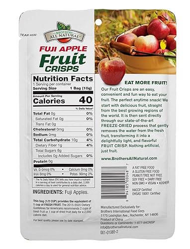 Miniatura 2 de Bocadillo Crocantes de manzana Fuji de Brothers-All-Natural