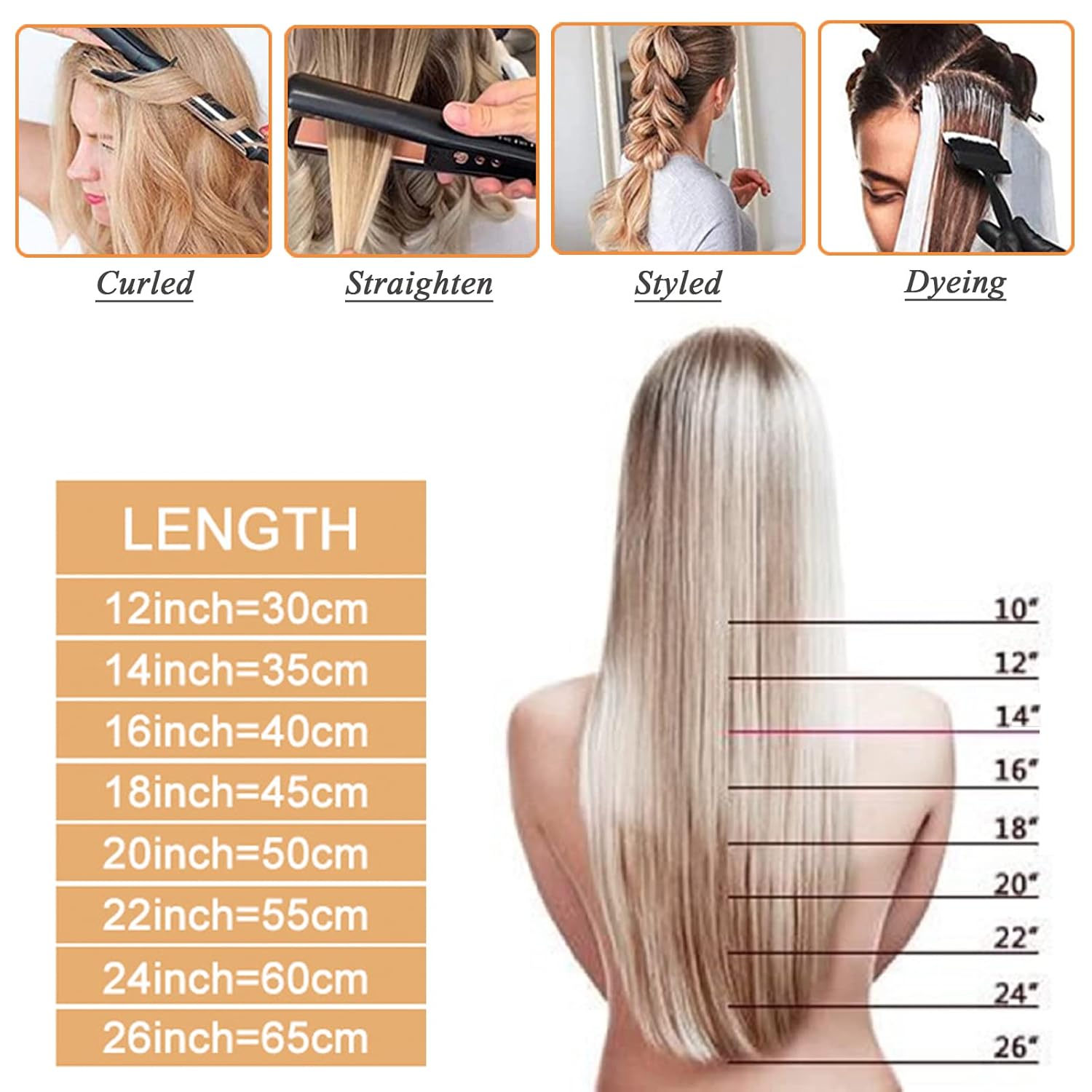 Micro Link Human Hair Extensions Micro Ring Loop Remy Hairpieces Cold Fusion Micro Beads Pre-Looped Straight Hair Bright Red 16inch 100strands per pack