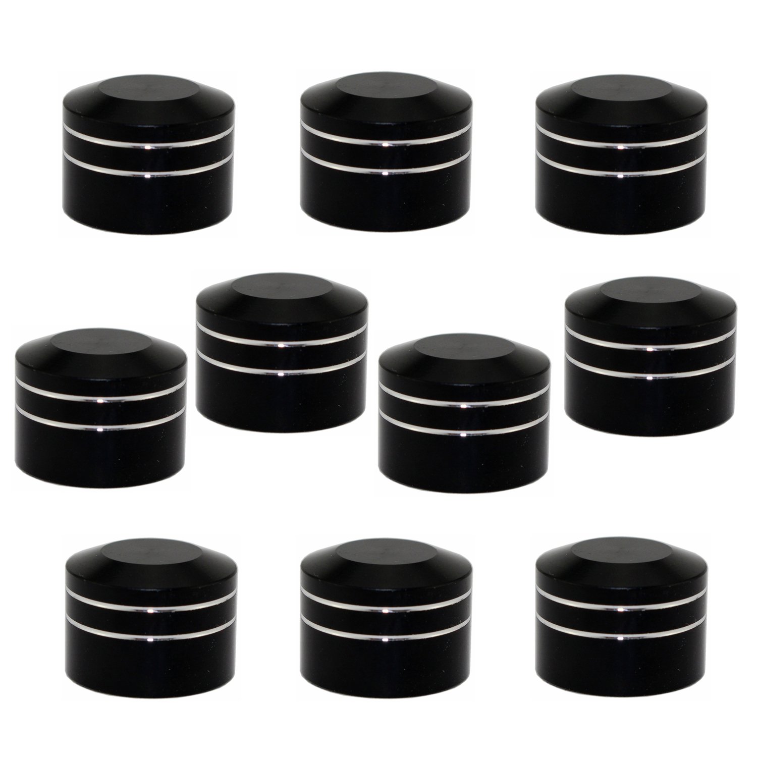 Motorcycle Bolt Covers Bolt Head Flat Toppers Caps Kit for Harley Harley Touring Road King Street Glide Road Glide Sportster 883 XL Dyna Fat Bob Softail Fat Boy (9mm-12mm)