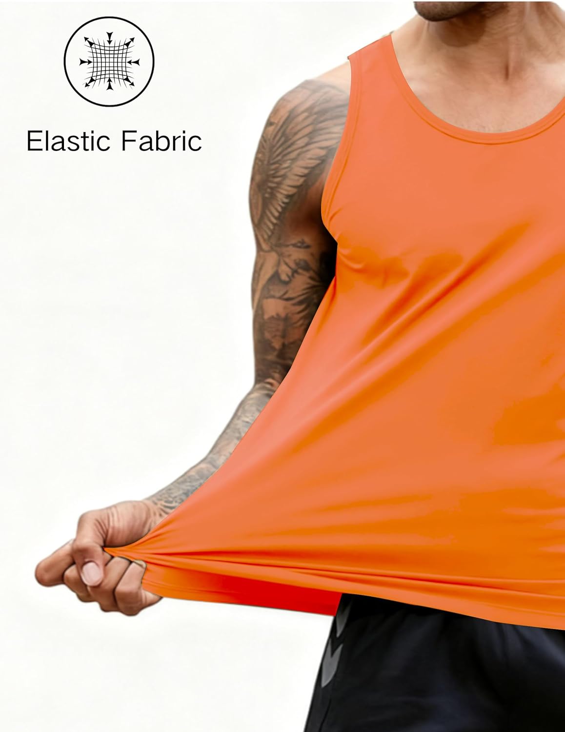 EKLENTSON Men's Workout Tank Top Summer Quick Dry Gym Shirts Muscle Sleeveless Cotton Shirt Moisture Wicking Beach - Image 3