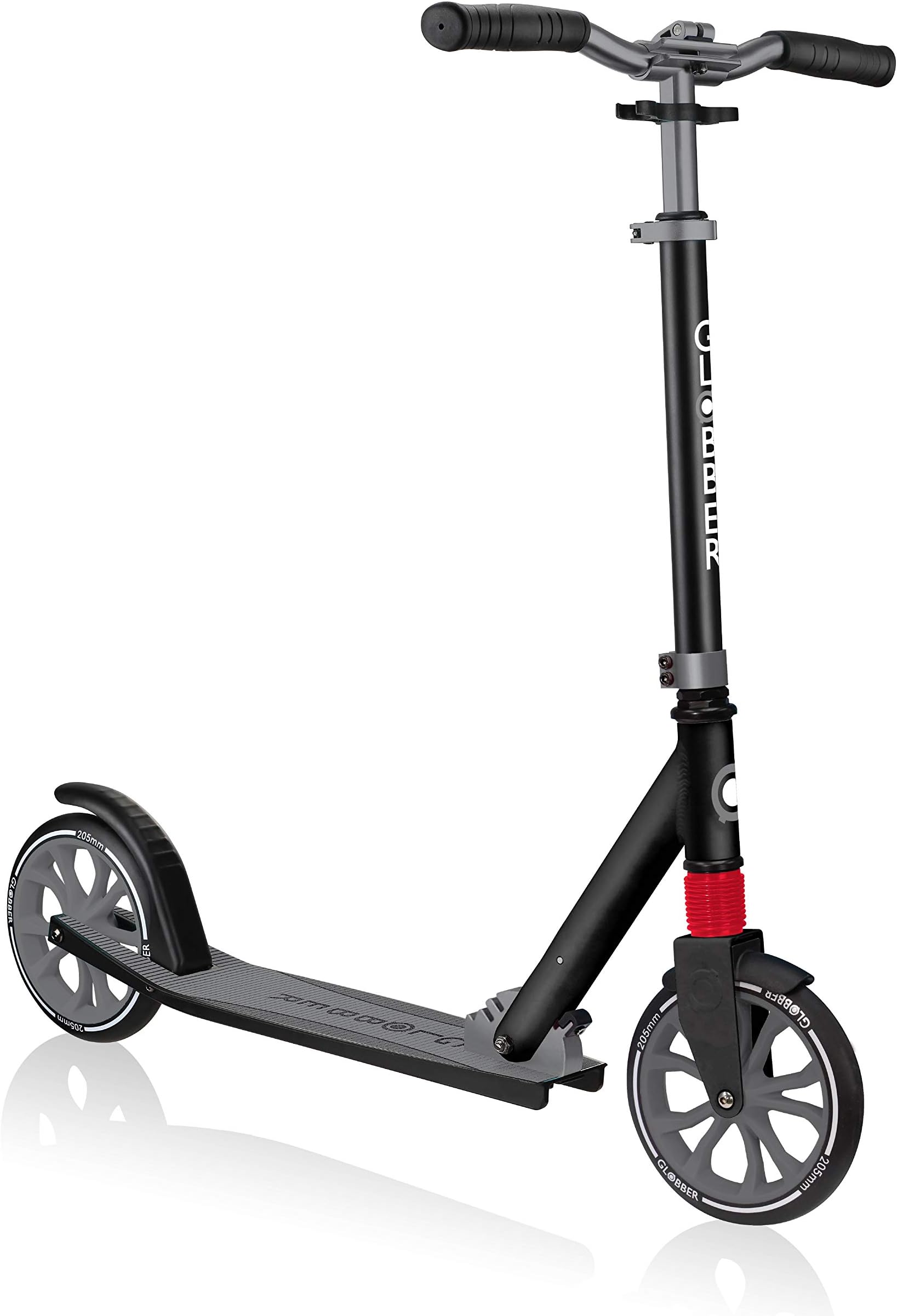 NL 205 Folding Scooter with 2 Wheels with Front Suspension for Children Aged 8+