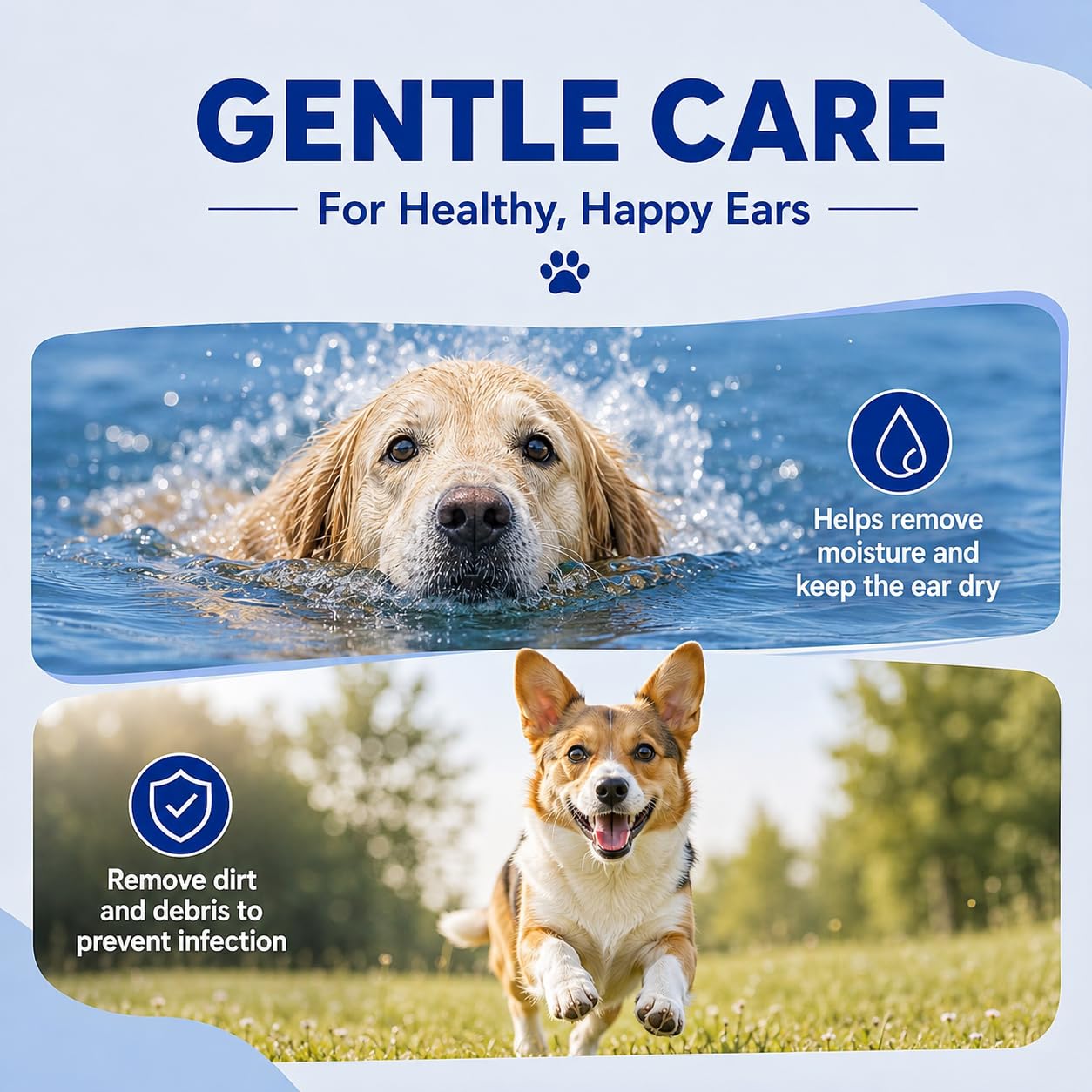 Dog & Cat Ear Cleaner, 120ml - Gentle Ear Cleaning Solution for Pets - Helps Remove Wax, Debris & Odor - Soothing Ear Wash Drops for Routine Ear Care (1pc) — Amazon image 4