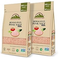 Vista 13 de Himalayan Chef - Sal rosa del Himalaya, grano grueso, tamaño a granel de 40 libras, para molinillos y muelas de sal 100 % natural y orgánica