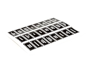 Wilbur Curtis WC-39350-02 Label Panel, Flavor Pcgts Curtis