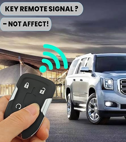 Miniatura 4 de Carcasa inteligente para llavero compatible con Chevrolet Silverado 1500 2500 HD 3500 HD 3500 HD GMC Sierra 1500 2500 HD 3500 HD 3500 HD 5 botones