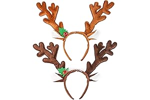 HANGO Reindeer Antlers Headband: The Festive Headpiece for Unforgettable Holiday Cheer