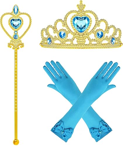 Miniatura 5 de Disfraz de princesa árabe para niñas disfraz de cumpleaños fiesta de Halloween con tiara y varita