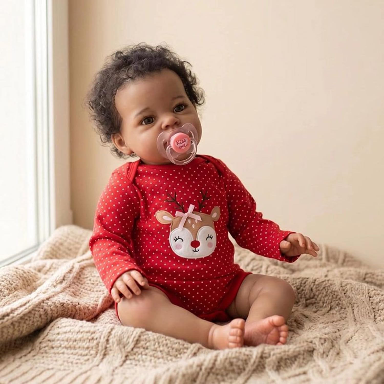 Amazon.co.jp: Lonian Black Reborn Baby Dolls-18インチの現実的な