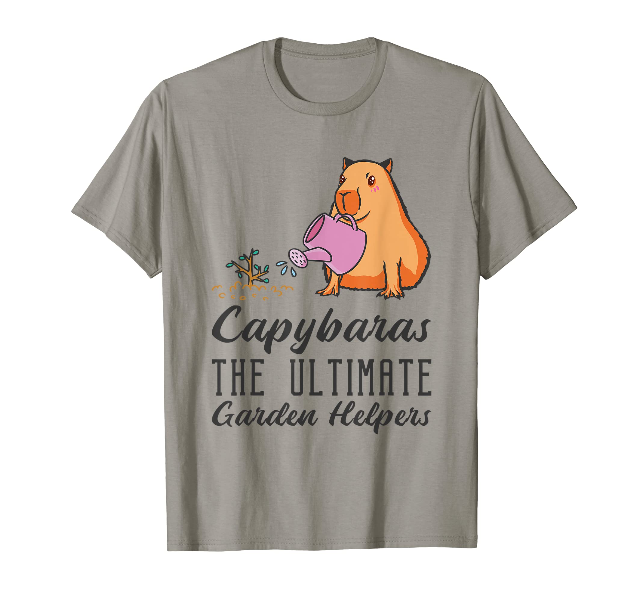 Capybara The Ultimate Garden HelpersGardening Capybara Garden Planting Gardener Plants T-Shirt