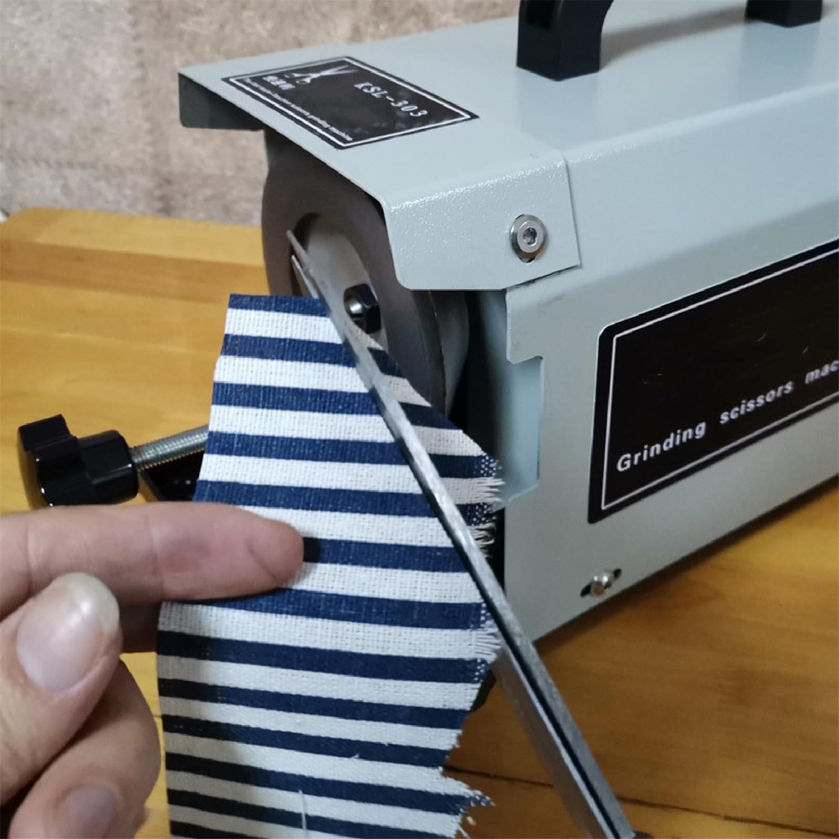 Afilador De Cuchillos EléCtrico, Ancho MáXimo De Afilado 50 Mm, Afilador De Tijeras EléCtrico Profesional, Velocidad De Rueda 2800 Rpm, Para Afilar Tijeras De Sastre, Tijeras De LíNea