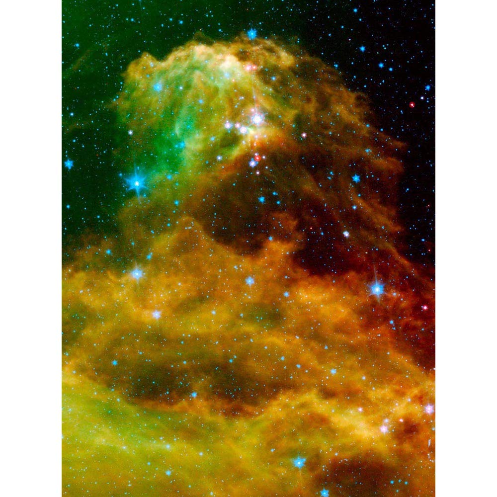 Wee Blue Coo Space Nebula Star Orion Gas Cloud Cosmic Nursery Art Print Poster Wall Decor 12X16 Inch
