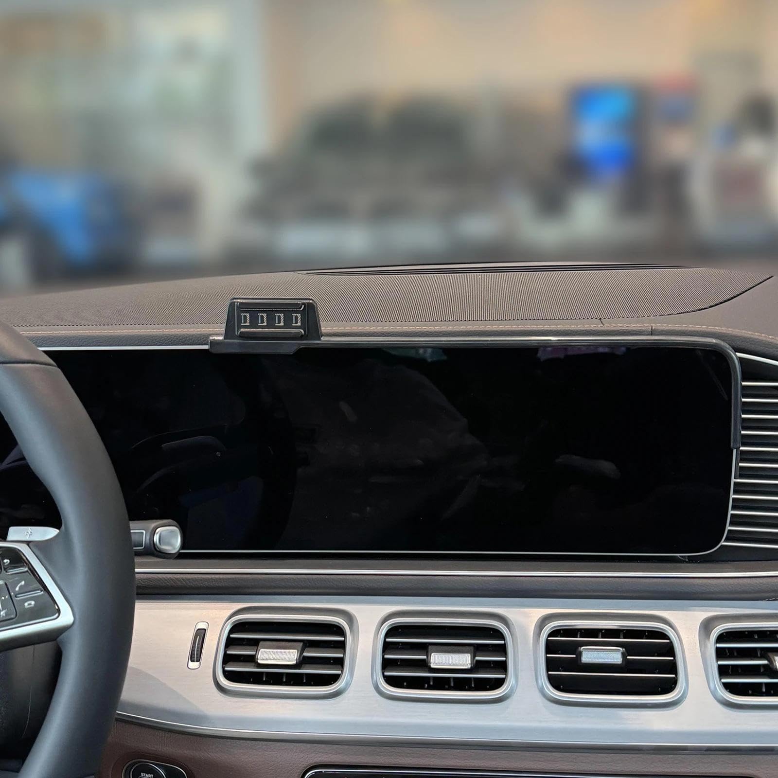 Soporte Móvil Coche para Mercedes-Benz GLS X167 2020-2024, Soporte para teléfono móvil para Coche Soporte para GPS Soporte de navegación