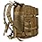 QT&QY Military Tactical Backpacks For Men Molle Daypack 45L Large 3 Day Bug Out Bag Hiking Rucksack With Bottle Holder