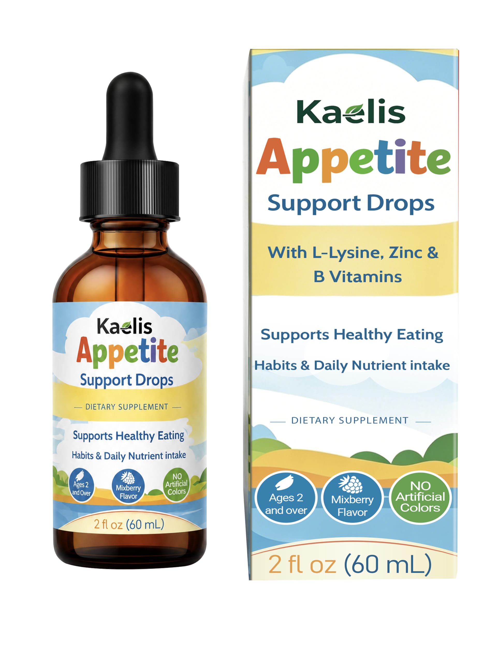 Kaelis Appetite Booster Liquid Drops, 2 fl oz