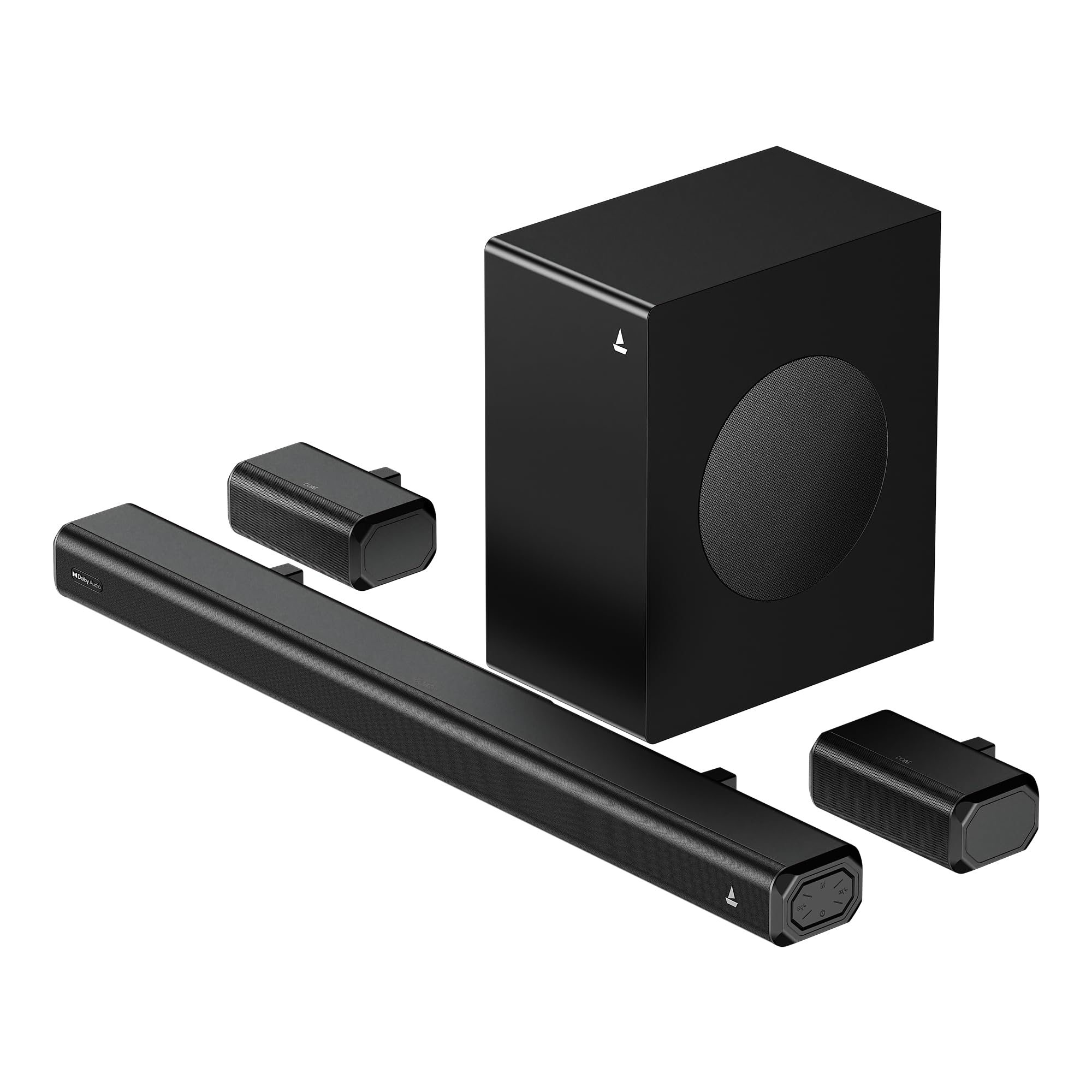 boAt (2025 Aavante Prime 5.1 5000D, Cinematic Dolby Audio, 500W Signature Sound, 5.1-CH, Multiple Ports, EQ Modes & Remote, Bluetooth Sound bar, Home ...