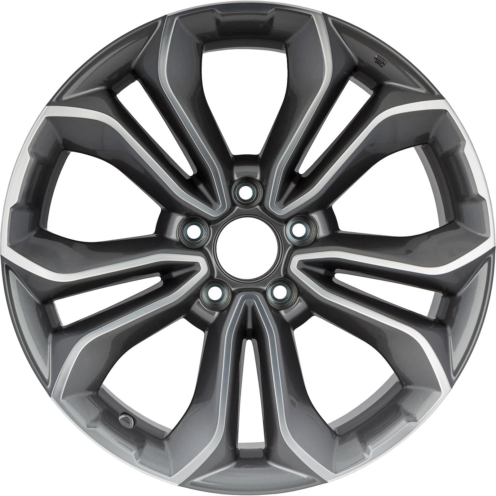 New 18x7.5" 18 Inch Machined and Grey Aluminum Alloy Wheel Rim Fits Honda CRV 2020 2021 2022 | ALY63161U30N