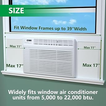 Full Surround EVA Window AC Insulated Foam Panels, AC Window Seal