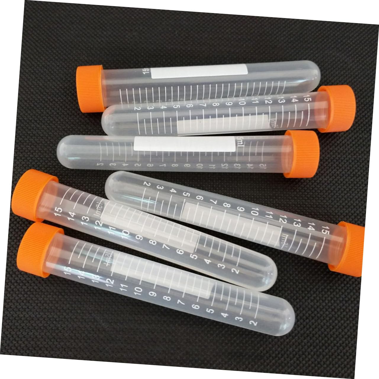 100piezas Tubos De Centrífuga De Laboratorio Tapas De Rosca Tubos De Ensayo Para Experimentación Aptos Para Alta Temperatura y Presión De Esterilización