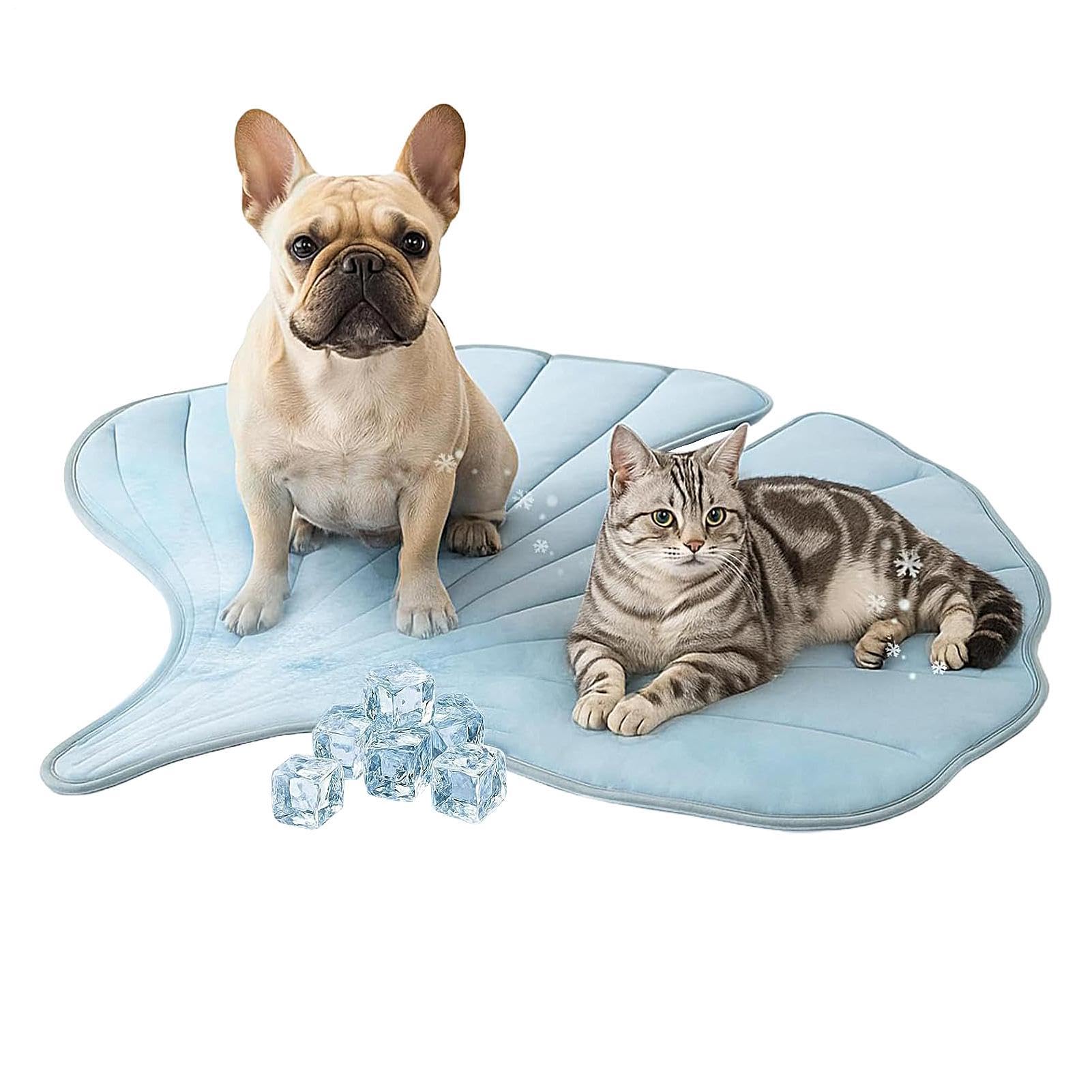 Tapis rafraîchissant chien contre la chaleur estivale lit antidérapant