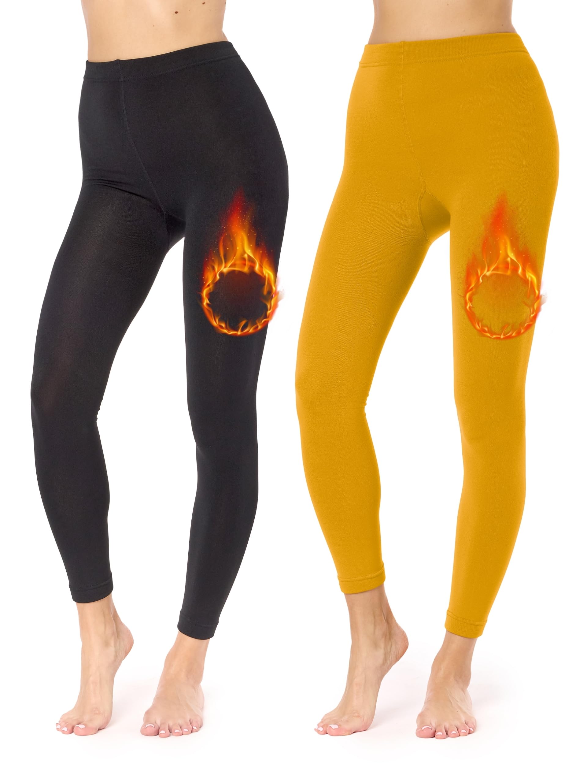 Merry Style Thermo Leggings Damen gefütterte Thermoleggings Thermohose Winter Damen Leggings warm Outdoor gefüttert MS-ATX-441