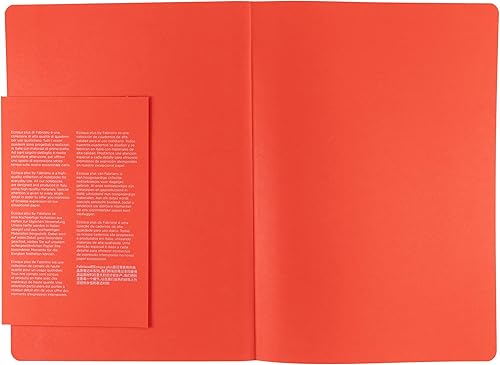 Miniatura 6 de Fabriano Ecoqua Plus Cuaderno encuadernado en tela, 8.3 x 11.7 pulgadas, A4, punteado, rojo
