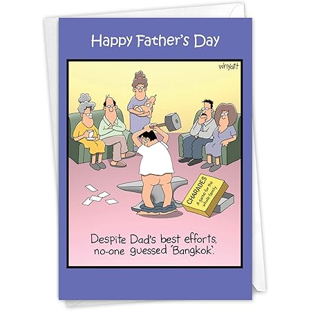 Happy Fathers Day Humor Amazon.com: Nobleworks - Happy Father's Day Greeting Card Funny - Humor For  Dad Or Stepdad, Notecard With Envelope - Farter's Day 0353 : Everything Else