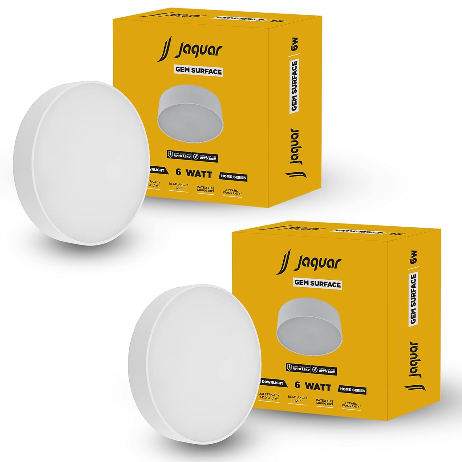 Jaquar 6W LED Gem Trimless Round Surface Mount Down Light No False