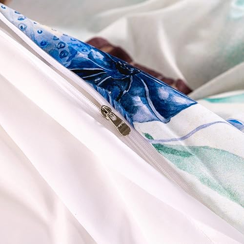 Miniatura 8 de CVHOUSE Juego de funda de edredón de tortuga marina tamaño Queen, juego de ropa de cama de tortuga marina con acuarela oceánica para niños y