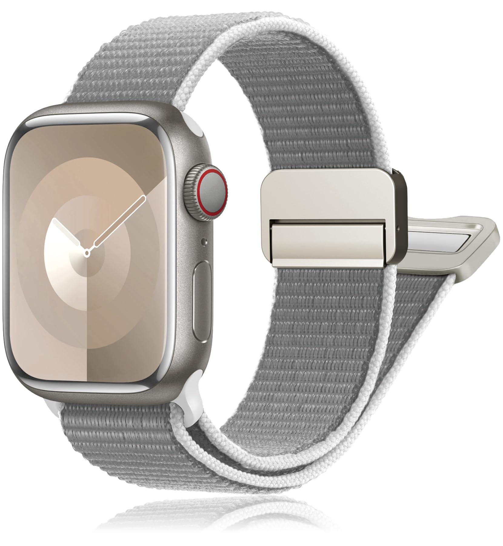 BXUXOHS Magnetic Nylon Bands for Apple Watch Band 42mm 46mm 45mm 44mm 41mm 40mm 38mm iWatch Band Ultra/2 49mm Men Women,Sport Loop Breathable Fabric