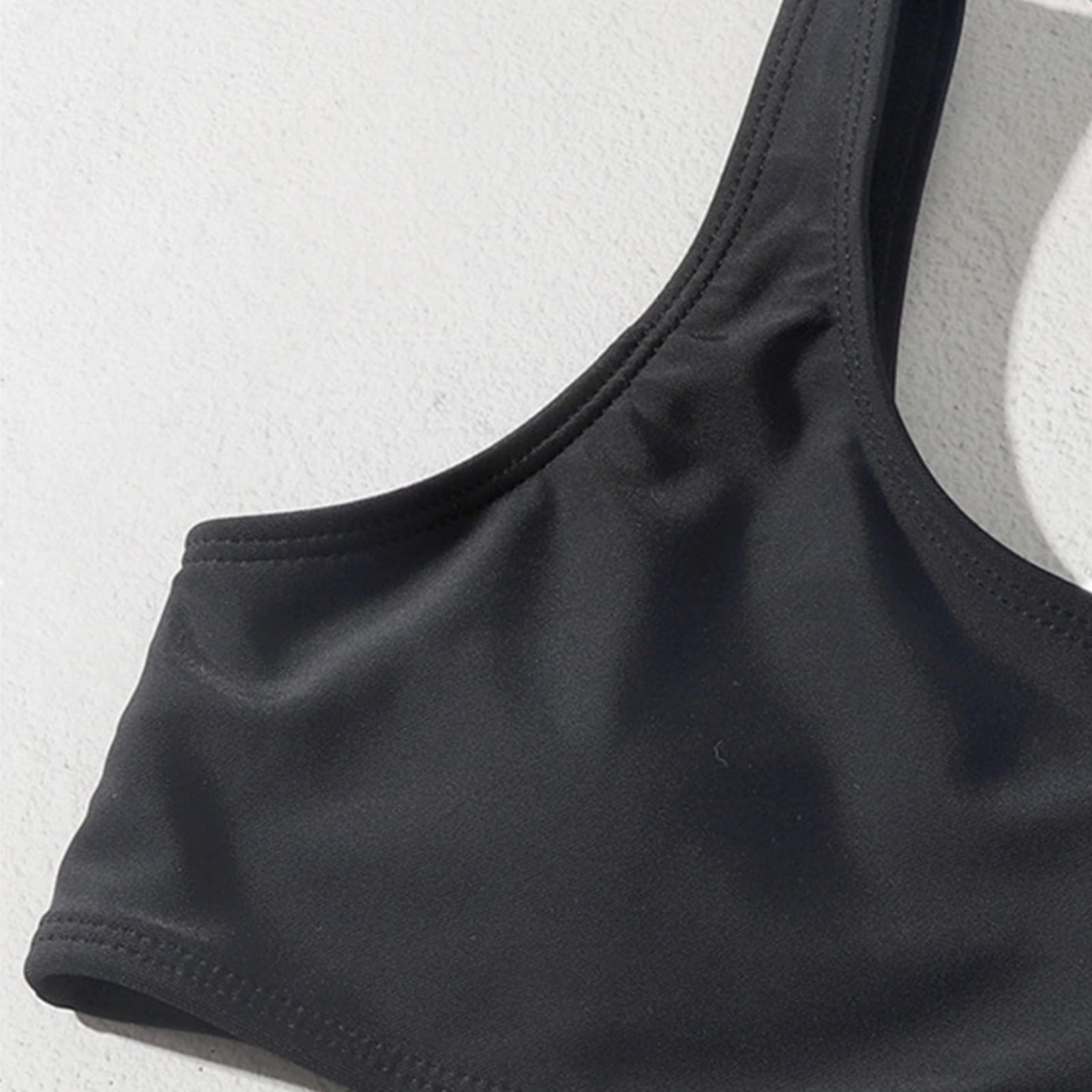 Traje de natación para niñas y niñas, para primavera, verano, estampado, sin mangas, para vacaciones, playa, 3 piezas, ropa de bikini