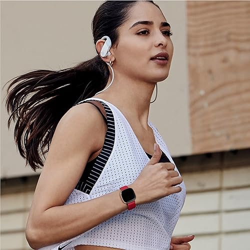 Vista 163 de Maledan Banda elástica trenzada compatible con Fitbit Sense/Versa 3/4 y Sense 2, correa elástica suave para reloj inteligente, accesorio