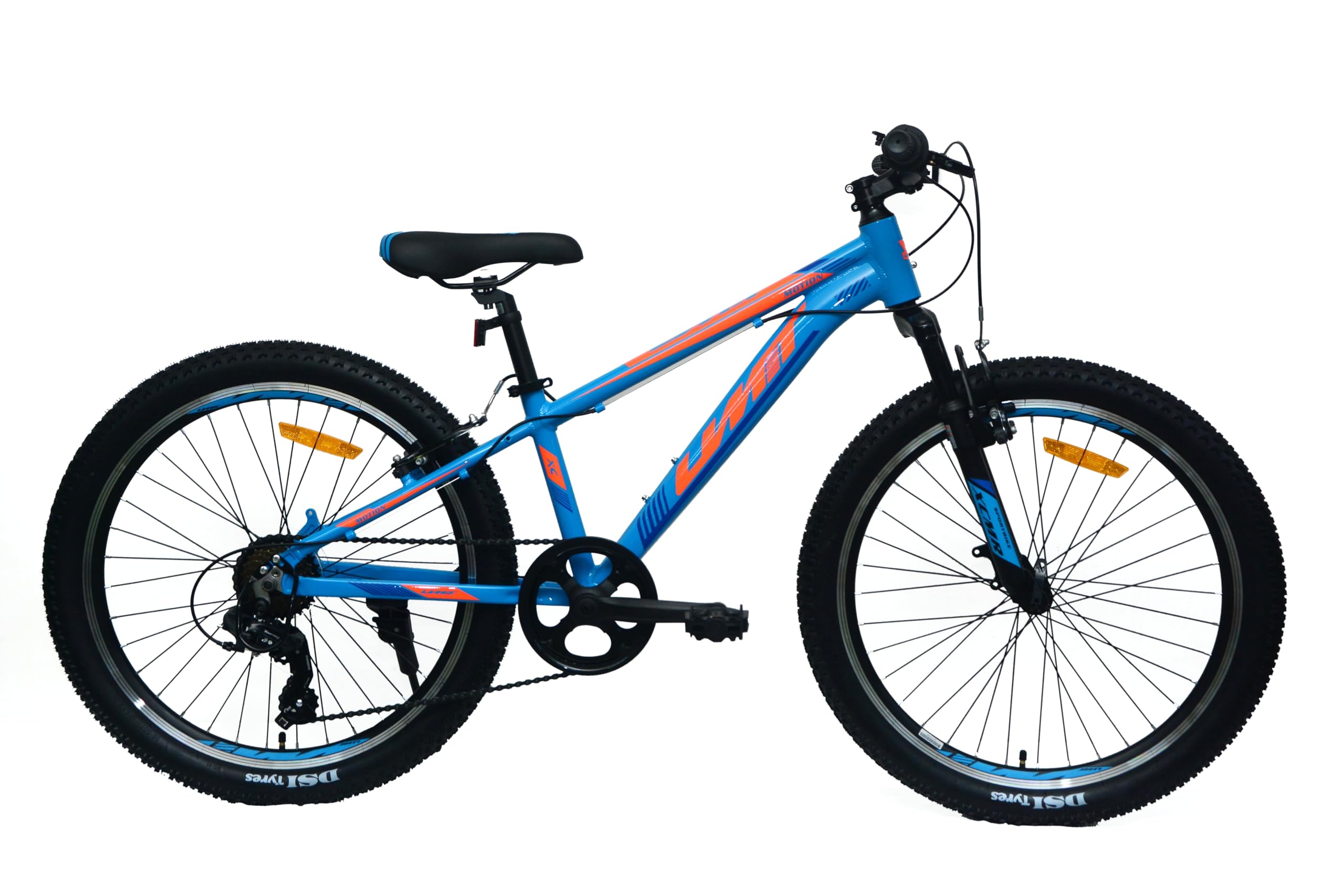 Bicicleta Montaña 24 Pulgadas Niño 9-12 Años Cuadro Aluminio 7 Velocidades Shimano Suspensión Delantera
