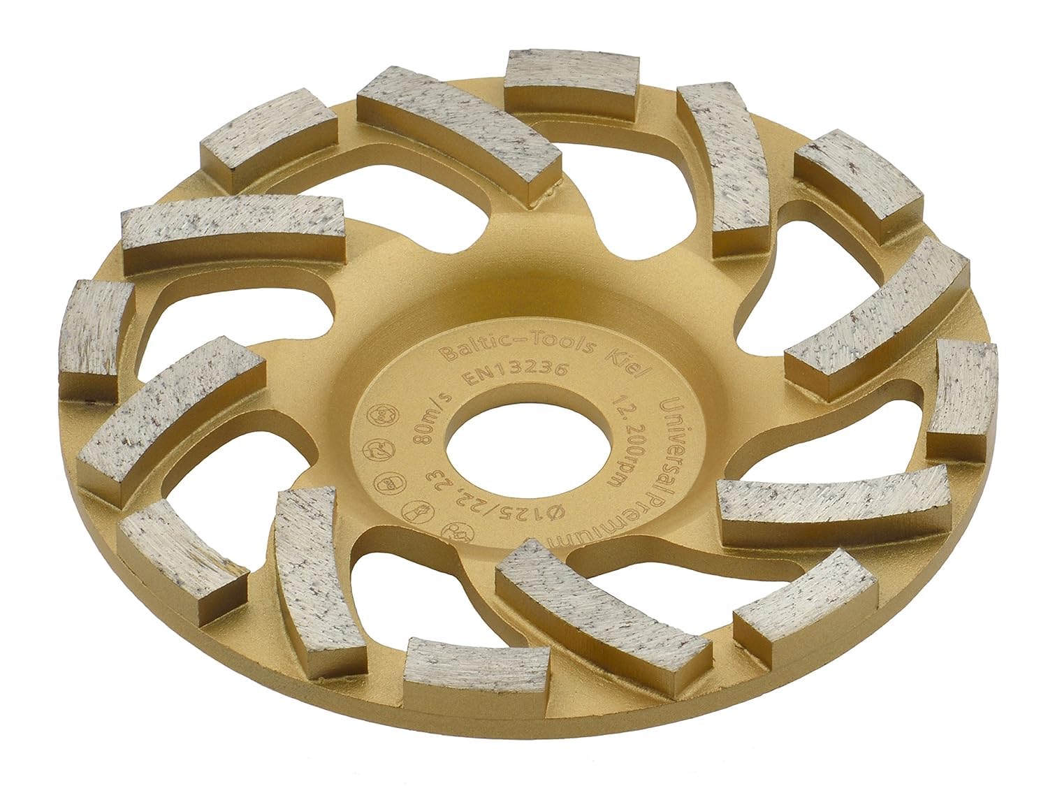 TRONGAARD Betonschleifer/Sanierungsfräse/Winkelschleifer Set 125mm mit Drehzahlregelung