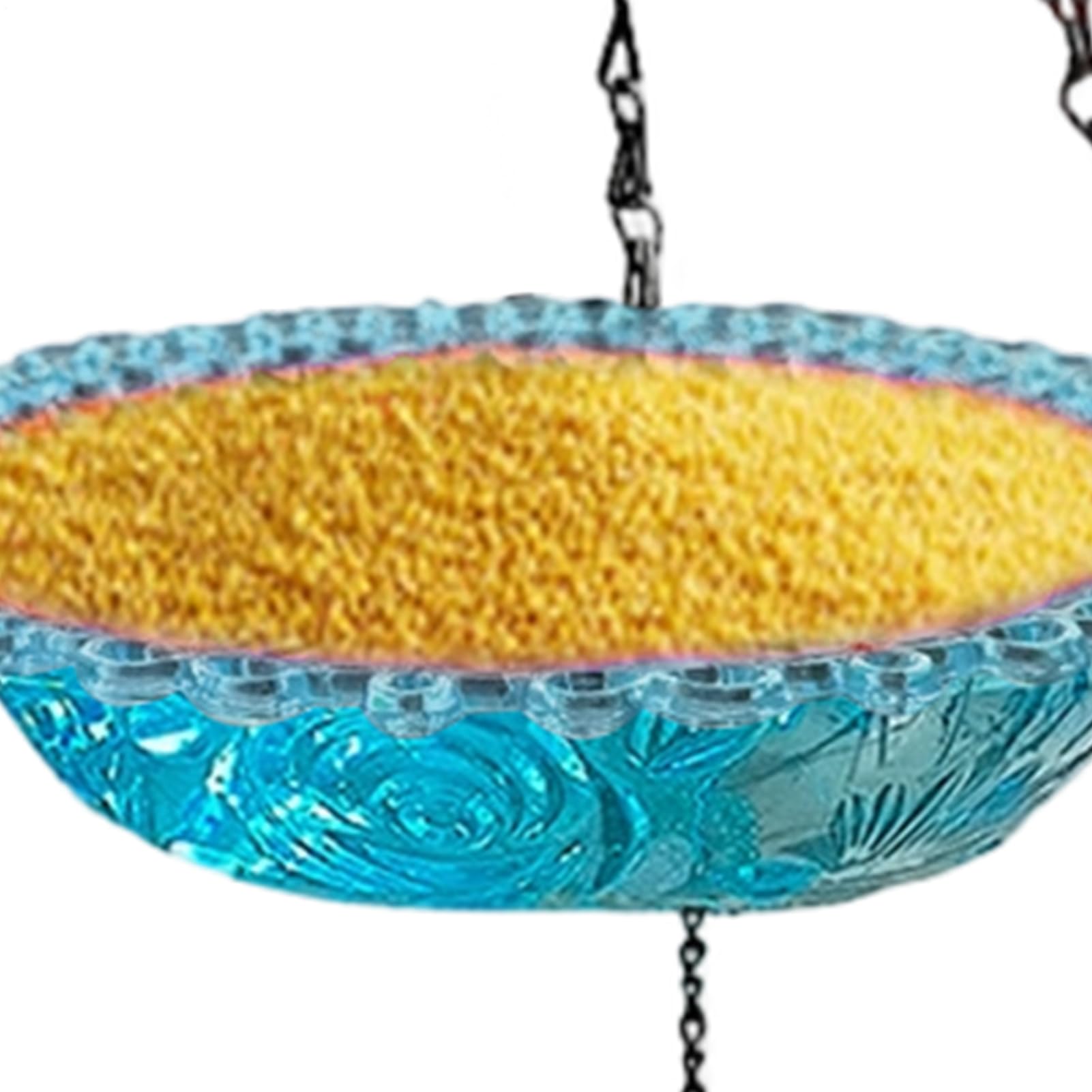 Fontana per Uccelli da Esterno artistica con animali | Bagno per uccelli da esterno con pompa Per Recinzioni, Corrimano, Terrazza, Pilastri, Cortile, Balcone, Pettirossi, Passeri
