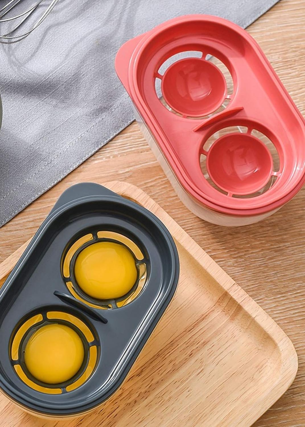 Egg White Separator Yolk Filter Storage Box Food Grade Kitchen Gadgets Egg Separator Cooking Tool Extractor Baking Tools