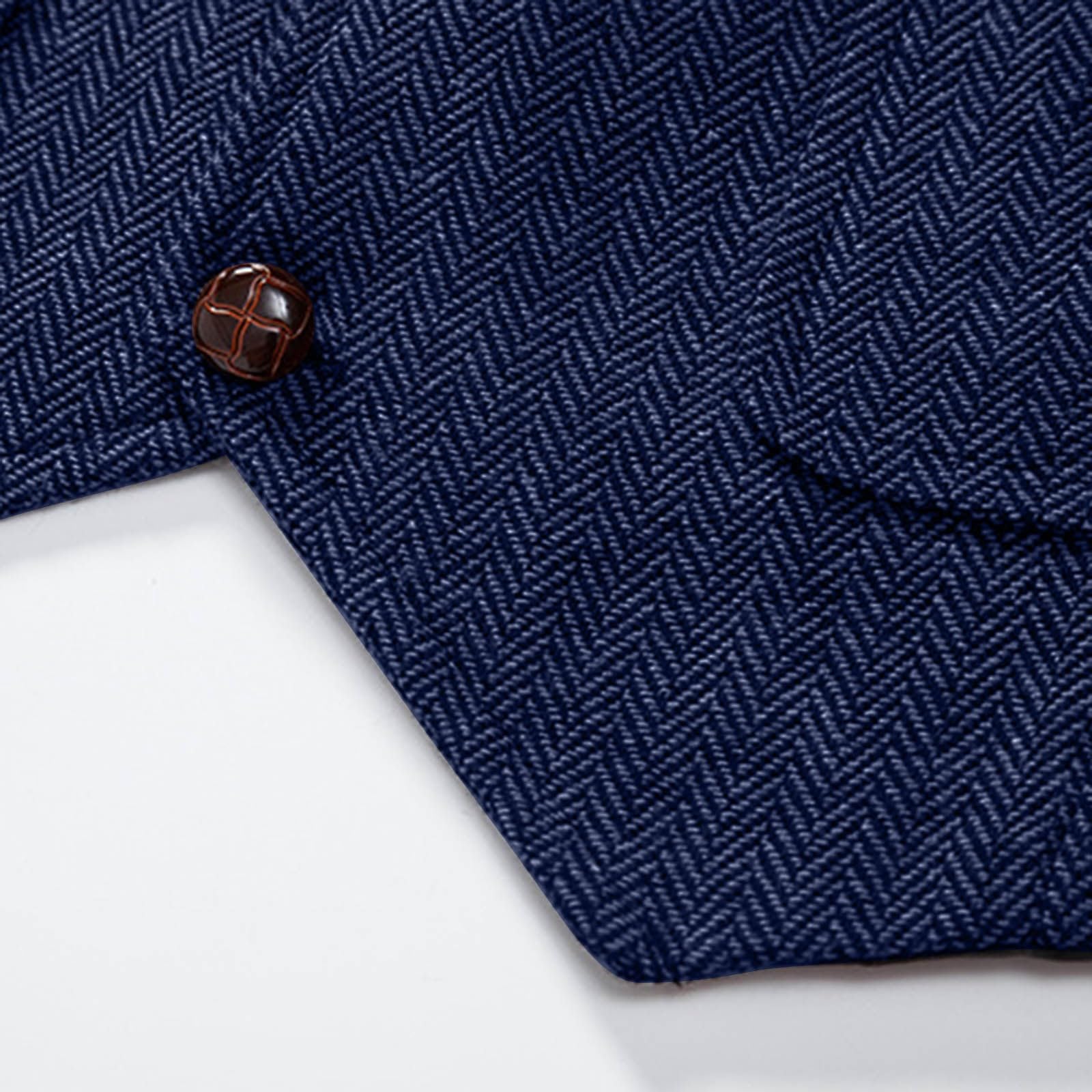 Gilet trapuntato leggero da uomo, blu, in pelle, da motociclista, sportivo